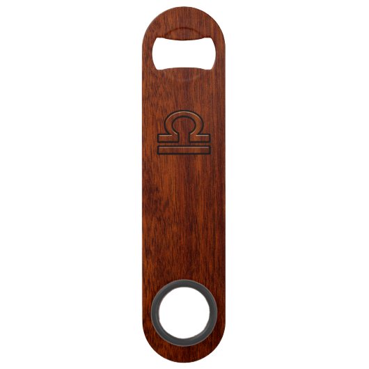 Symbole du Zodiac de Libra sur l'impression style  (Devant)