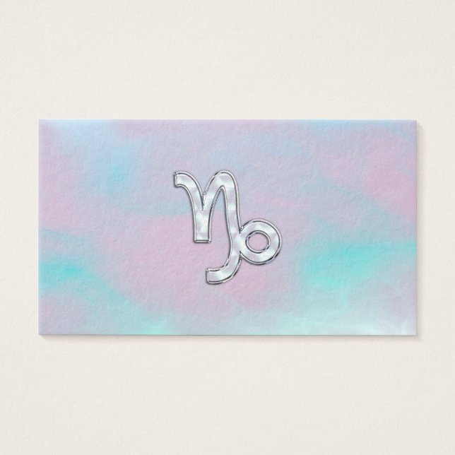 Symbole du zodiaque de Capricorne sur Mère de Pear (Devant)