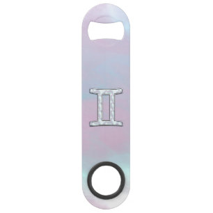 Symbole du zodiaque Gémeaux de style nacre