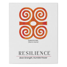Symbole Dwennimmen Motivationnel sur toile