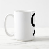 Symbole en pourcentage de mathématiques Mug (Gauche)