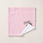 Symbole et signe du zodiaque Gemini rose (Gant de toilette)