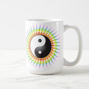 Symbole et spirale Yin Yang :Coffee Mug