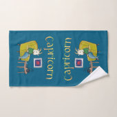 Symbole étoile Capricorne étoile de chèvre de mer (Serviette à main)