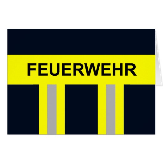 Symbole Feuerwehr Blau uniforme (Devant horizontal)