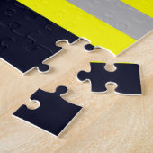 Symbole Feuerwehr Puzzle Blau uniforme (Côté)