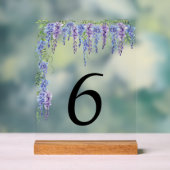 Symbole floral de la table Mariage acrylique (Neutre)