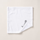 Symbole français de la franc-maçonnerie (Gant de toilette)