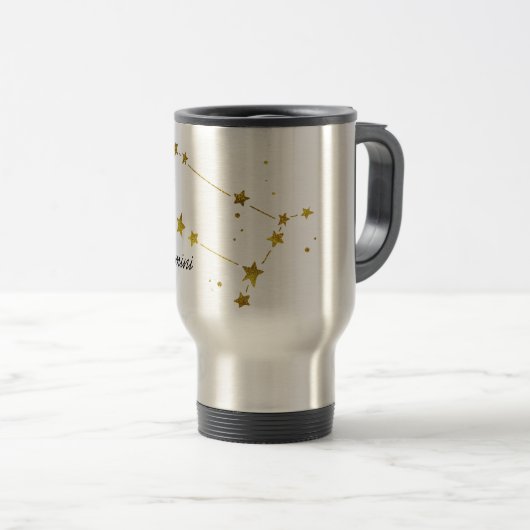 Symbole Gemini Zodiac Voyage Café Mug (Devant droit)