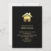 Symbole Gold House Open House Invitation (Devant)