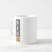 Symbole gye Nyame Adinkra Mug café (Devant gauche)