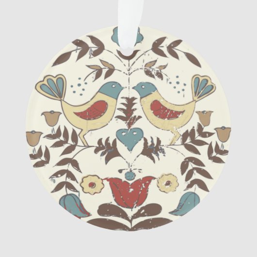 SYMBOLE Hex Amish néerlandais Pennsylvanie Bird Am (devant)