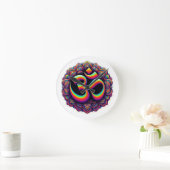 SYMBOLE HINDU Om Horloge murale (Maison)