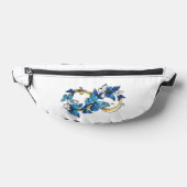 Symbole Infini de Papillons Morpho Bleus (Poser)