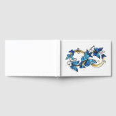 Symbole infini de papillons Morpho bleus (Complet)