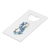 Symbole infini de papillons Morpho bleus (Dos Angle)