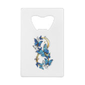 Symbole infini de papillons Morpho bleus (Dos)