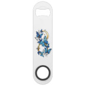 Symbole infini de papillons Morpho bleus (Devant)