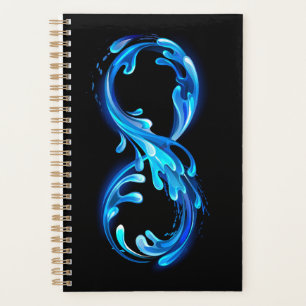 Symbole Infini d'Eau Claire et Froide