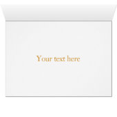 Symbole Islam Carte de voeux pliée (Intérieur Horizontal (Bas))