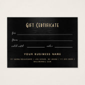 Symbole Jaune néon Art déco - Bon cadeau (Dos)