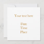 Symbole judaïsme Invitation/carte Faire-part (Dos)