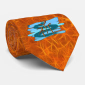 Symbole KANJI pour le mot "PRAY" Cravate de mode (Roulé)