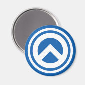 Symbole Lambda - Magnet Grèce (Recto/Verso)