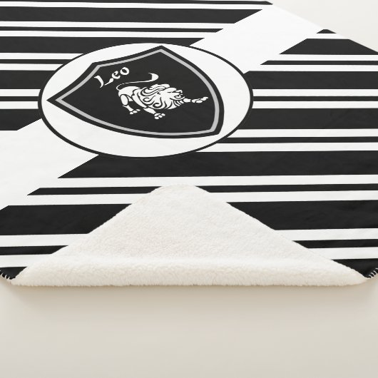 Symbole Leo couverture sherpa (3/4)