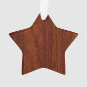 Symbole Leo Zodiac en bois de mahogany (dos)