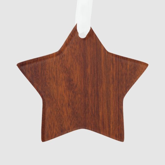 Symbole Leo Zodiac en bois de mahogany (dos)