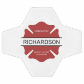 Symbole logo rouge du pompier personnalisé (Plat)