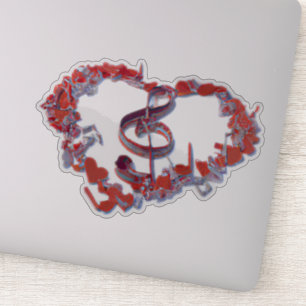 Symbole Love Heart Music Sticker : Your Soundtrack