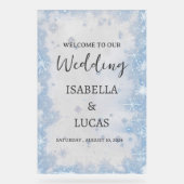 SYMBOLE Mariage acrylique de Noël bleu glace (Recto)