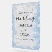 SYMBOLE Mariage acrylique de Noël bleu glace (Angle)