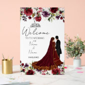 Symbole mariage acrylique Floral islamique (Mariage)