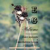 SYMBOLE Mariage ACrylique gothique du crâne (Neutre)