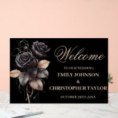 SYMBOLE Mariage ACrylique noir gothique (Mariage)