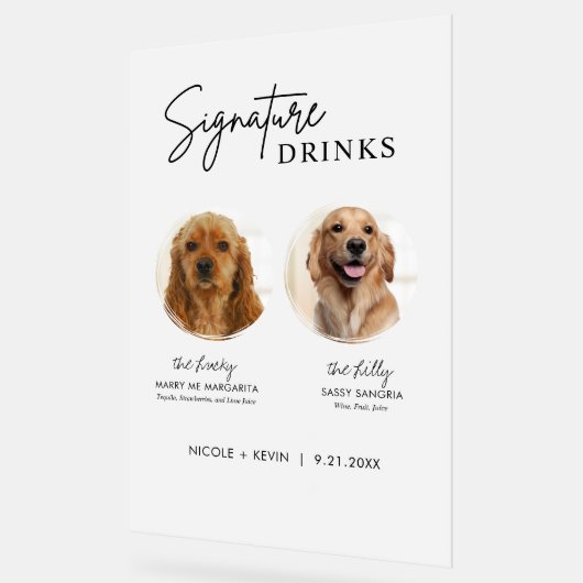 Symbole Mariage de la barre de signature de chien  (Angle)