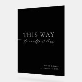 Symbole Mariage de l'heure du cocktail noir et bla (Angle)