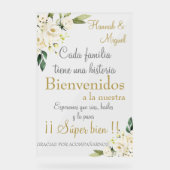 Symbole Mariage espagnol floral blanc (Recto)