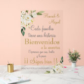 Symbole Mariage espagnol floral blanc (Mariage)