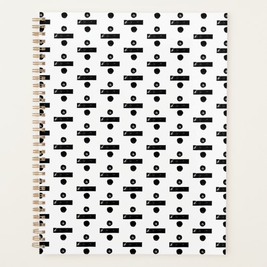 Symbole mathématique "Divide" noir et blanc Lino C (Devant)