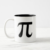 Symbole mathématiques Pi Mug café (Gauche)