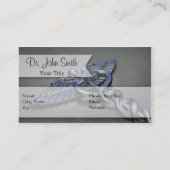 Symbole Médicale de caducée - carte de visite (Dos)