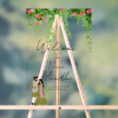 Symbole Mendhi acrylique floral (Neutre)