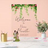 Symbole Mendhi acrylique floral (Mariage)