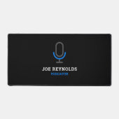 Symbole Microphone, Podcaster, Podcast (Recto)