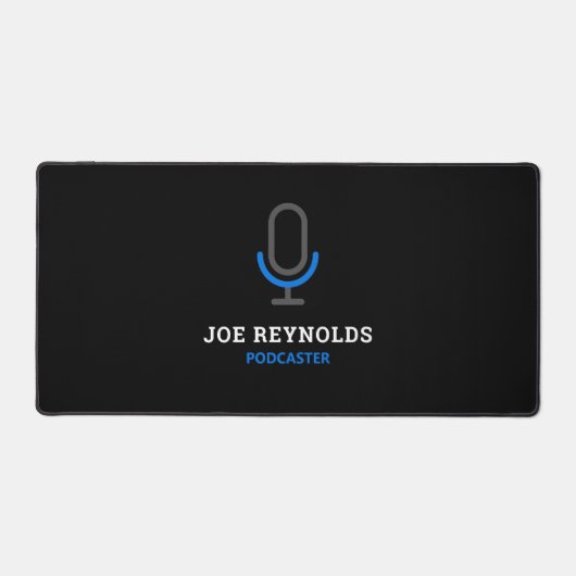 Symbole Microphone, Podcaster, Podcast (Recto)