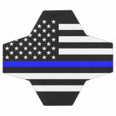 Symbole mince ligne bleue US Drapeau design graphi (Plat)
